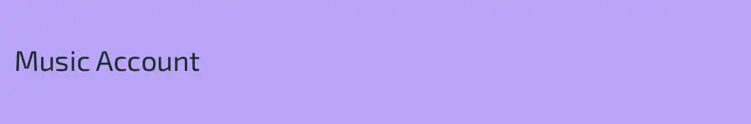 Music Account
